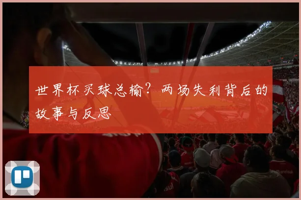 世界杯买球总输?两场失利背后的故事与反思